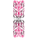 Tribal Wave Stabi wrap White / Pink