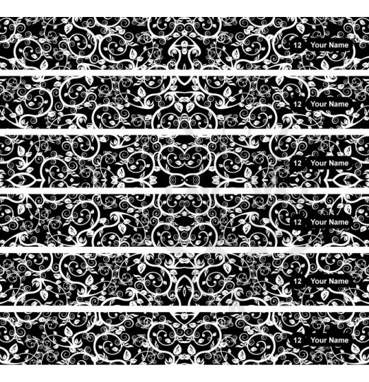 Floral v2 Black