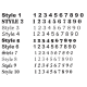 Fluoro Names & Numbers