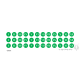 Roman Numerals - Peel & Stick - Green