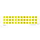 Roman Numerals - Peel & Stick - Yellow