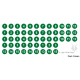 Numbers - Peel & Stick - Dark Green