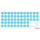 Numbers - Peel & Stick - Light Blue