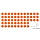 Fluoro Numbers - Fluoro Orange