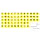 Fluoro Numbers - Fluoro Yellow