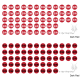 ID Circles - Peel & Stick - Dark Red