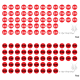 ID Circles - Peel & Stick - Red