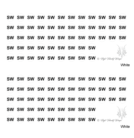 ID Circles - Peel & Stick - White