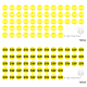 ID Circles - Peel & Stick - Yellow