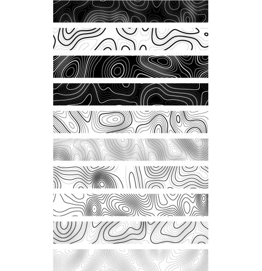 Topo Black & White